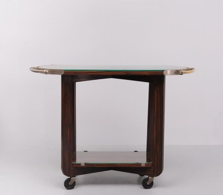 Art Deco Wood Serving Trolley, 1930s-GCG-1817490