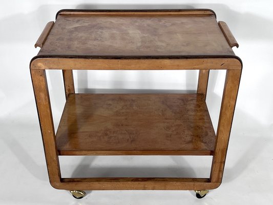 Art Deco Wooden Serving Table, Italy, 1930s-OT-1444709