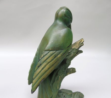 Art Deco Woodpecker Bookrests, France, Set of 2-EY-1098485