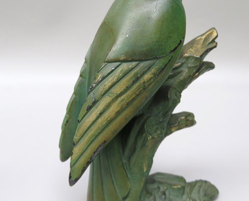 Art Deco Woodpecker Bookrests, France, Set of 2-EY-1098485