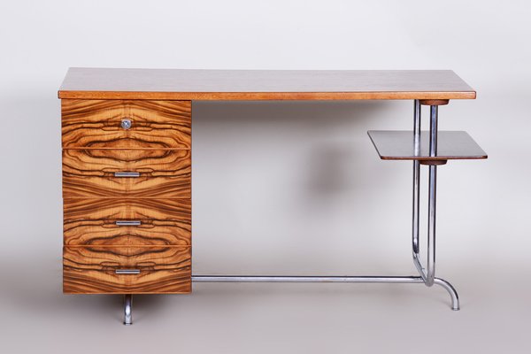 Art Deco Writing Desk by Jindrich Halabala for Up Závody, 1930s-WHY-1768676