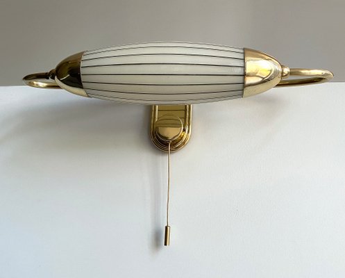 Art Deco Zeppelin Design Sconce, 1930s-GUT-2017207