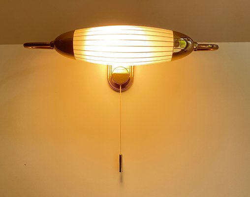 Art Deco Zeppelin Design Sconce, 1930s-GUT-2017207