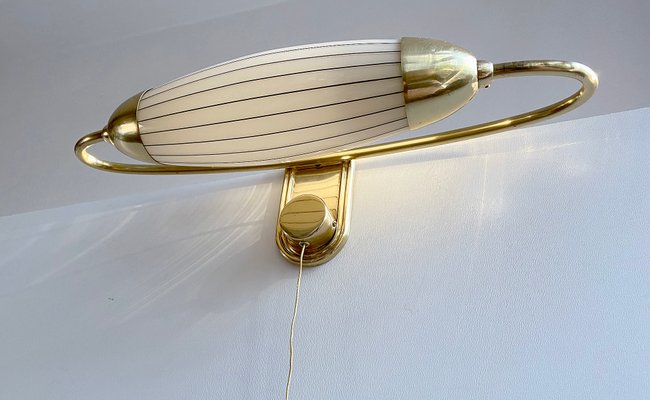 Art Deco Zeppelin Design Sconce, 1930s-GUT-2017207