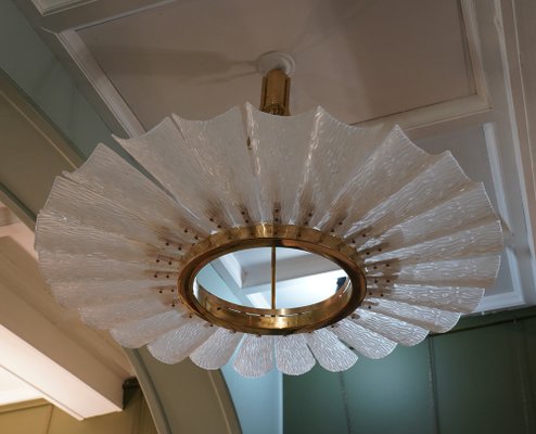 Art Glass and Murano Glass Chandelier, 1970s-UH-1816614