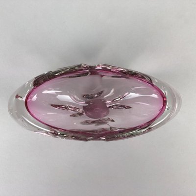 Art Glass Ashtray, Czechoslovakia, 1960s-TZ-1422363