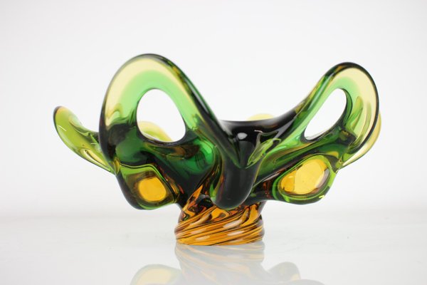 Art Glass Bowl attributed to Josef Hospodka, Czech, 1960s-TZ-1431435