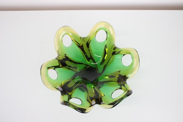 Art Glass Bowl attributed to Josef Hospodka, Czech, 1960s-TZ-1431435