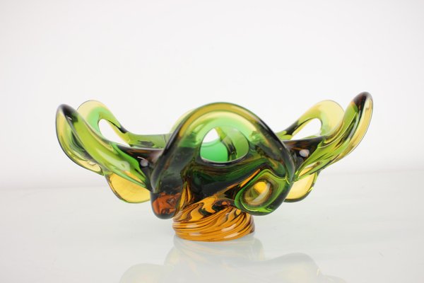 Art Glass Bowl attributed to Josef Hospodka, Czech, 1960s-TZ-1431435