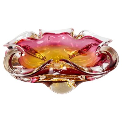 Art Glass Bowl attributed to Josef Hospodka for Chribska Glassworks, 1960s-TZ-2018676