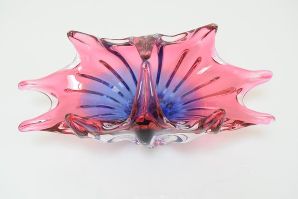 Art Glass Bowl by Josef Hospodka for Chribska, 1960s-TZ-970539