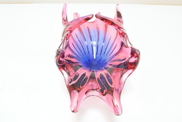 Art Glass Bowl by Josef Hospodka for Chribska, 1960s-TZ-970539