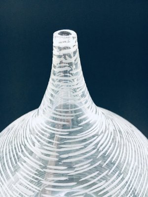 Art Glass Fluted Vase, 1970s-RQV-1094416