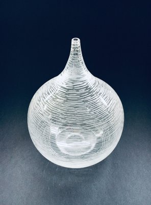 Art Glass Fluted Vase, 1970s-RQV-1094416