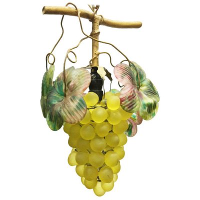 Art Glass Grape Pendant Lamp, 20th Century-UCH-1224624