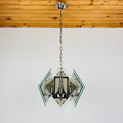 Art Glass Pendant Lamp from Fontana Arte, Italy, 1970s-WQC-1702789