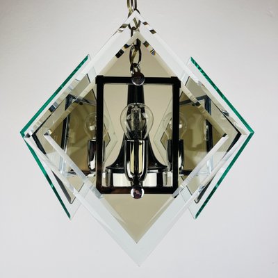 Art Glass Pendant Lamp from Fontana Arte, Italy, 1970s-WQC-1702789