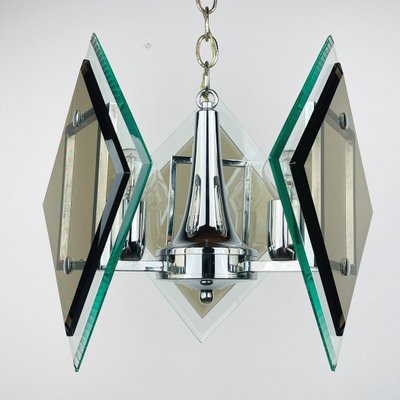 Art Glass Pendant Lamp from Fontana Arte, Italy, 1970s-WQC-1702789