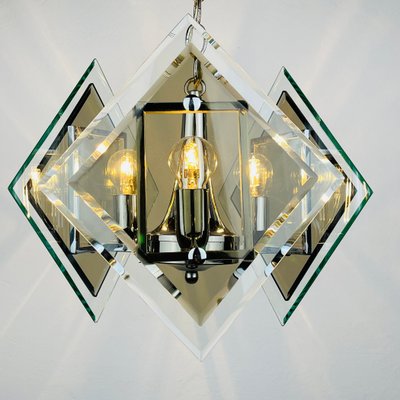 Art Glass Pendant Lamp from Fontana Arte, Italy, 1970s-WQC-1702789