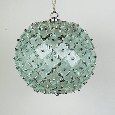 Art Glass Pendant Lamp Sputnik by Fontana Arte, Italy, 1960s-WQC-1718060