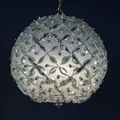 Art Glass Pendant Lamp Sputnik by Fontana Arte, Italy, 1960s-WQC-1718060