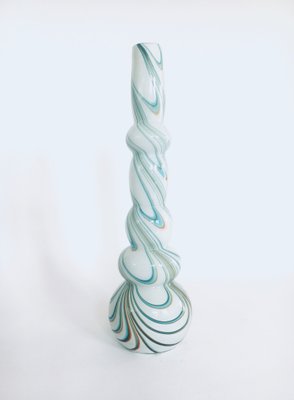 Art Glass Swirl Hooped Vase, Italy, 1970s-RQV-1388854