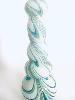 Art Glass Swirl Hooped Vase, Italy, 1970s-RQV-1388854