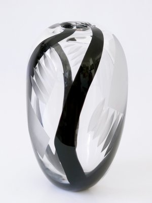 Art Glass Vase by Anna Ehrer for Kosta Boda, Sweden, 1992-WPT-1721856