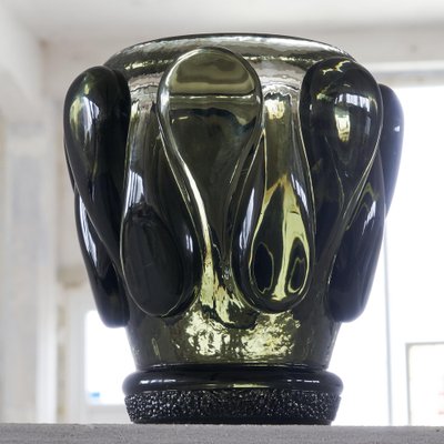 Art Glass Vase by Felix Průša, Former Czechoslovakia, 1960s-LPQ-1781110