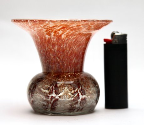 Art Glass Vase by Karl Wiedmann for WMF Ikora, Germany, 1930s-MJY-1148960