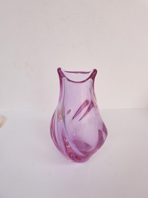 Art Glass Vase by Klinger Miroslav for Železny Brod Sklo Union, 1960s-QDP-660505