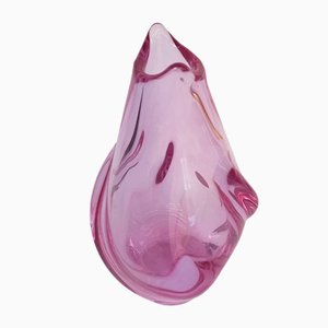 Art Glass Vase by Klinger Miroslav for Železny Brod Sklo Union, 1960s-QDP-660505