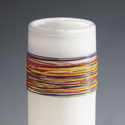 Art Glass Vase from Glasfachschule Zwiesel, Germany-KJP-1230663