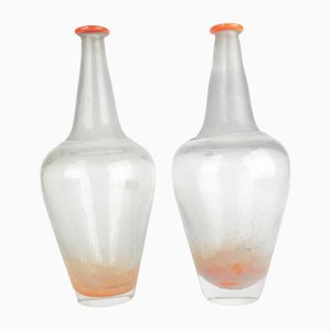 Art Glass Vases by Monica Backström, Set of 2-HYQ-1251135