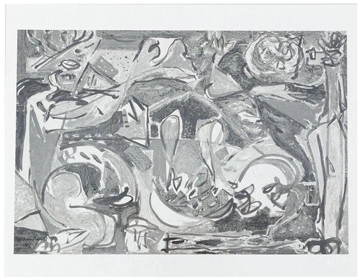 Art Institute of Chicago, Photography of Jackson Pollock Painting, 1991-WM-1329815