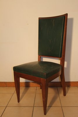 Art Mahogany Dining Chairs, 1920s, Set of 6-KMQ-646185