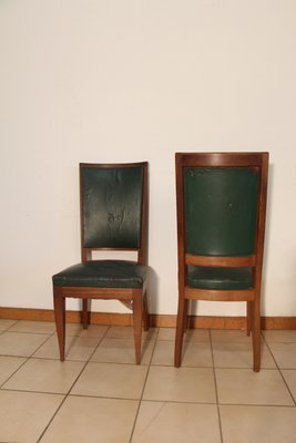 Art Mahogany Dining Chairs, 1920s, Set of 6-KMQ-646185