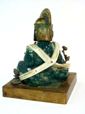 Art Modern Ceramic Warrior Sculpture-GKB-841315