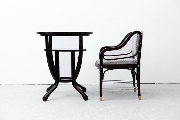 Art Nouveau Armchair Chairs by Otto Wagner for Jacob & Josef Kohn, 1890s, Set of 2-ZNO-1777519