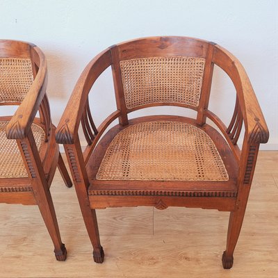 Art Nouveau Armchairs, 1910s, Set of 2-WK-2018432