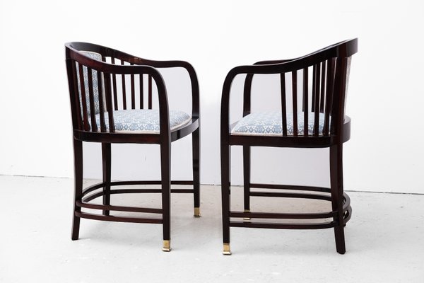 Art Nouveau Armchairs by Joseph Maria Olbrich, Vienna, 1900, Set of 2-ZNO-1768599