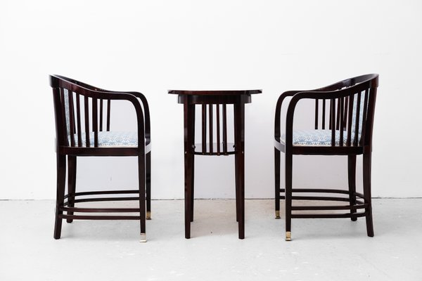 Art Nouveau Armchairs by Joseph Maria Olbrich, Vienna, 1900, Set of 2-ZNO-1768599