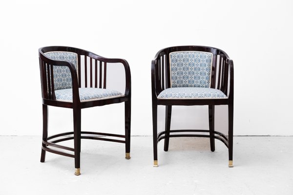 Art Nouveau Armchairs by Joseph Maria Olbrich, Vienna, 1900, Set of 2-ZNO-1768599