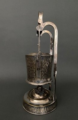 Art Nouveau Arts and Crafts GBN Samovar in Silver Metal, 1890s-QKG-1795372