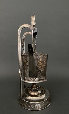 Art Nouveau Arts and Crafts GBN Samovar in Silver Metal, 1890s-QKG-1795372