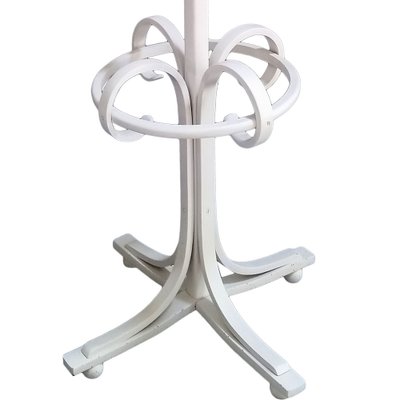 Art Nouveau Bent Beech & White Lacquered Coat Rack in Thonet style-NJV-1311173