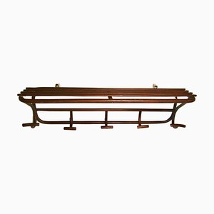 Art Nouveau Bentwood Wall Coat Rack from Thonet-MJY-1209162