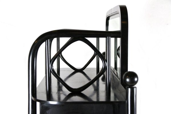 Art Nouveau Black Display Cabinet attributed to Josef Hoffmann for Thonet, 1905-TQA-1796927