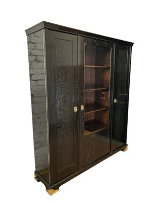 Art Nouveau Bookcase with Glass Front, Vienna, 1910s-ZNO-1700851