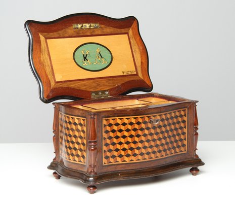 Art Nouveau Box with Marquetry, 1906-ZLE-2023731